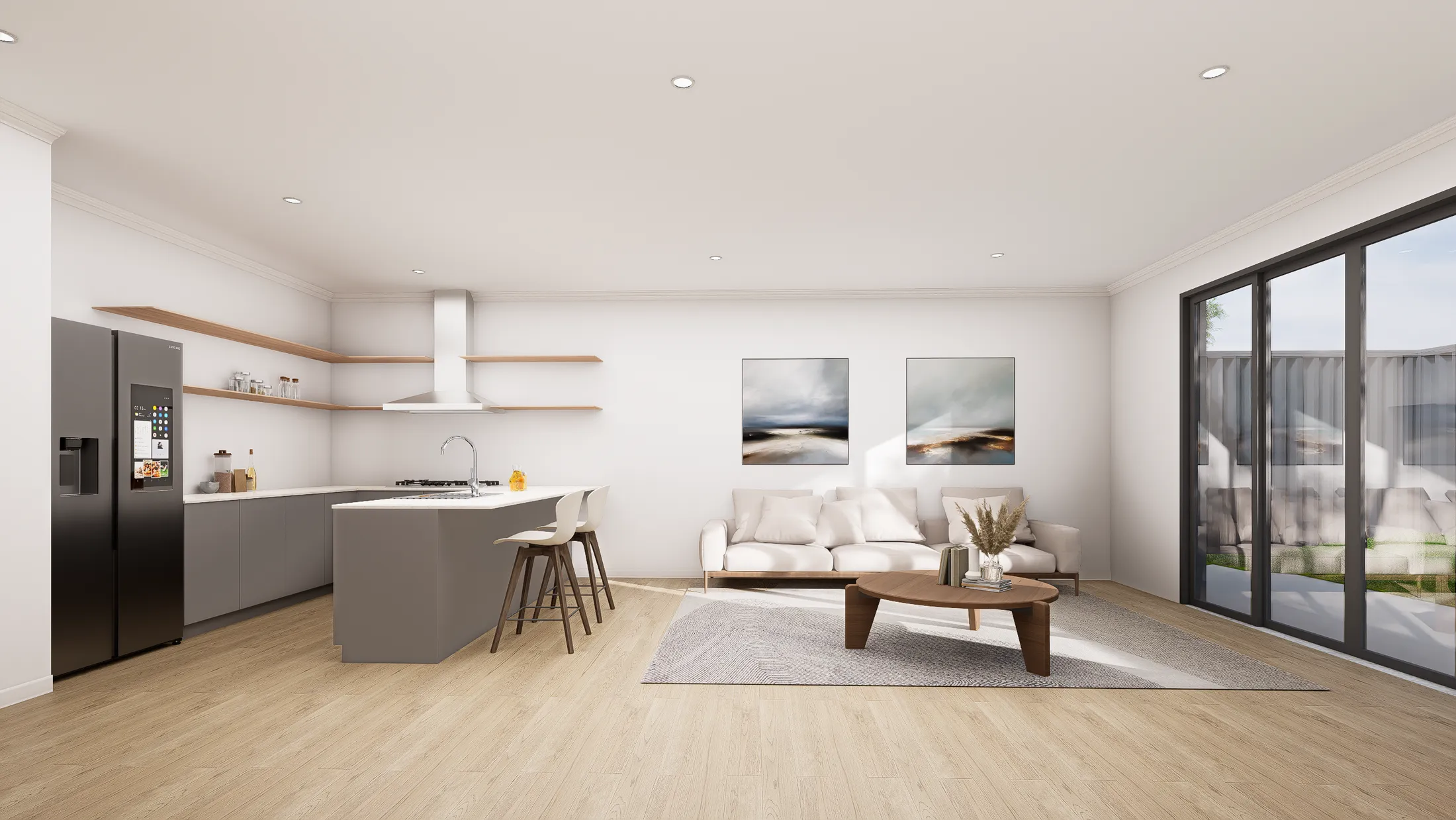 Morphett Vale living and dining